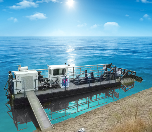 A VMI MD-855 Self Propelled Dredger working