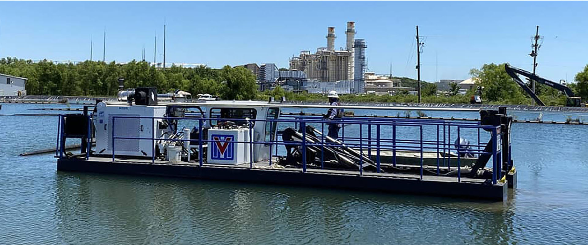 VMI Horizontal Dredge on location.