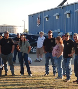 group of VMI employees at 50th anniversary party
