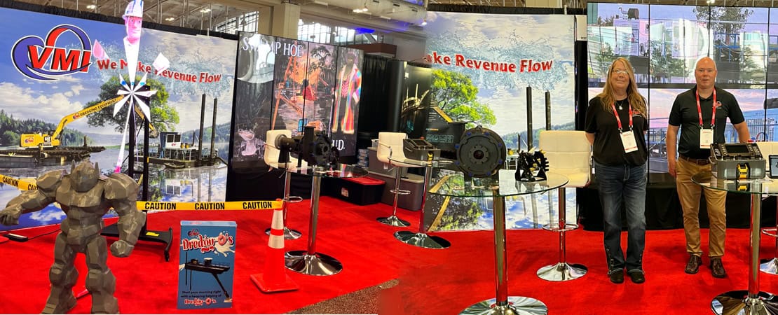 VMI Dredges Booth at Inland Marine Expo 2026 in Nashville Tennessee