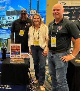 VMI Dredges booth at Texas Aggregates and Concrete 70th Meeting in San Antonio, Texas