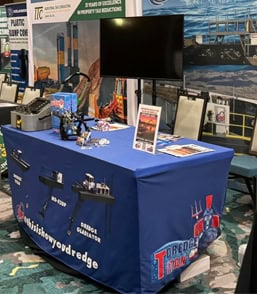 VMI Dredges booth at Texas Aggregates and Concrete 70th Meeting in San Antonio, Texas