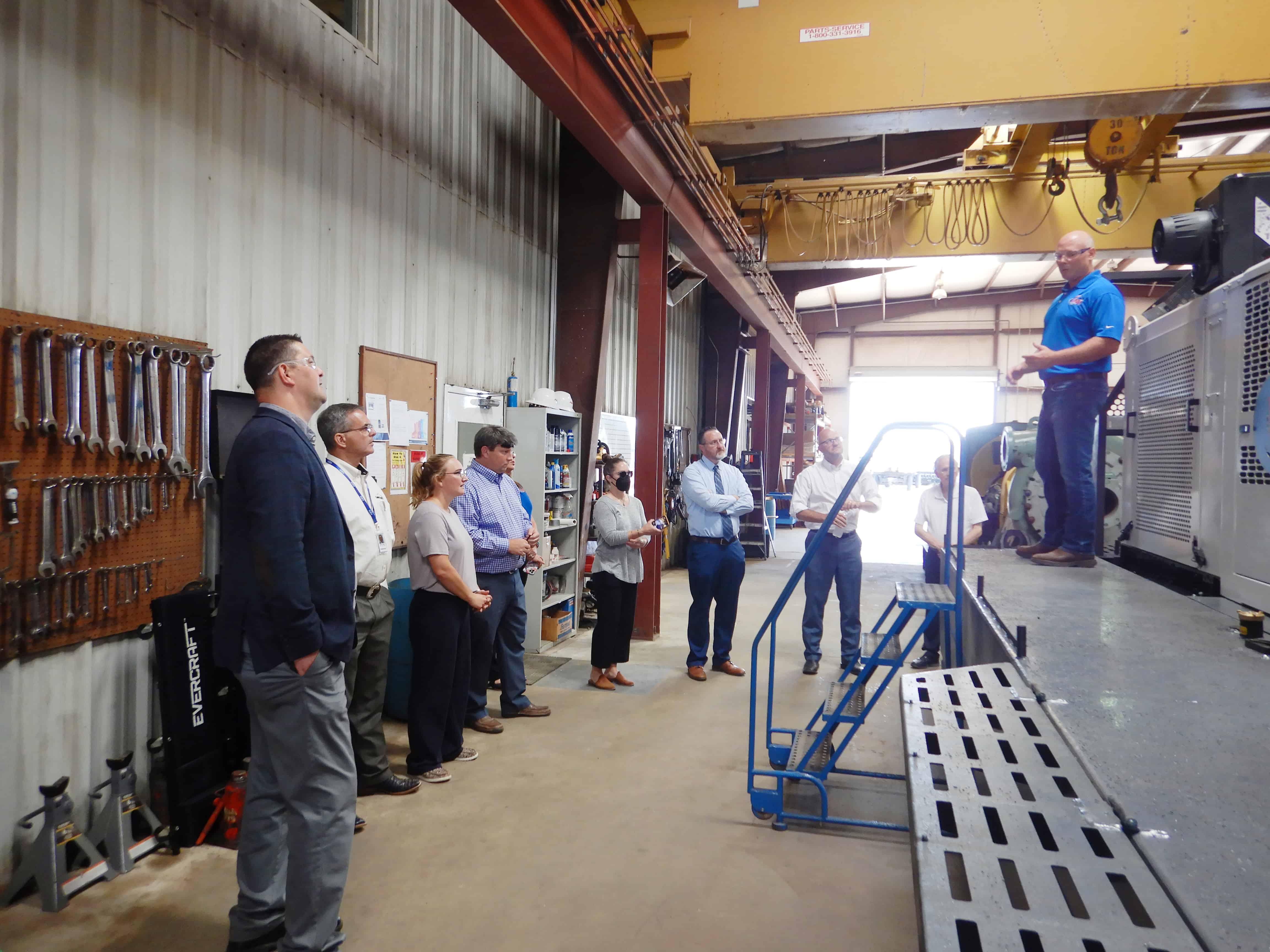 VMI hosts tour of facility