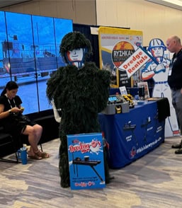 The VMI Dredges Booth At WEDA in Tampa Florida